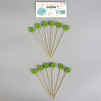 Шпажки &laquo;Листья&raquo;, в наборе 12 штук