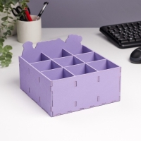 Органайзер для хранения мелочей "Верь в свои силы!" 9 отделений 19х19х12 Органайзер для хранения мелочей "Верь в свои силы!" 9 отделений 19х19х12