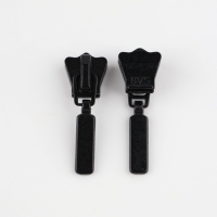 Бегунок автоматический для молнии &laquo;Трактор&raquo;, №8, 10 шт, цвет чёрный