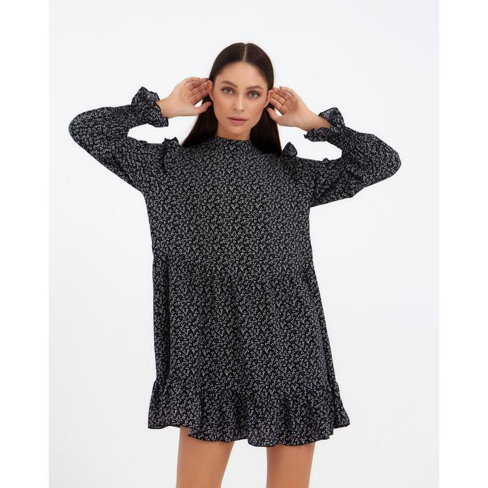 Платье женское MIST р. 48, черный Платье женское MIST р. 48, черный