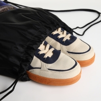 Мешок для обуви на шнурке, цвет чёрный Мешок для обуви на шнурке, цвет чёрный