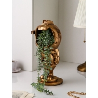 Подставка для мелочей &laquo;Астронавт&raquo;, полистоун, 44 см, цвет золото