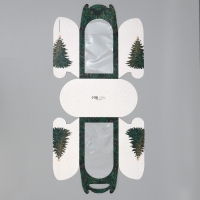 Складная коробка под маленький торт &laquo;Ёлочка&raquo;, 15 х 15 х 18 см, Новый год