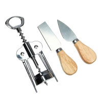 Набор для вина и сыра &laquo;Для идеального вечера&raquo;: ножи 2 шт., штопор