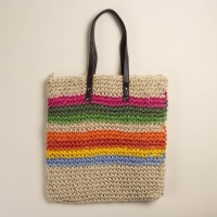 Сумка женская SL Home, ручное плетение, хлопок, длина ручек 28 см, 41&times;40 см