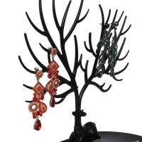 Подставка для украшений &laquo;Олень&raquo;, 25&times;15&times;22 см, прямоугольное основание, цвет чёрный