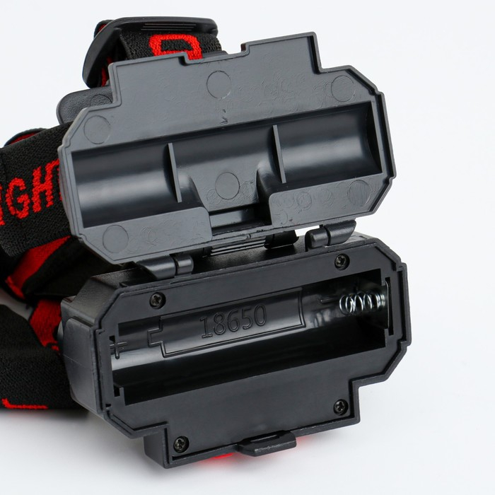 Фонарь налобный аккумуляторный "Мастер К", 3 режима, от USB, 5 х 8 см