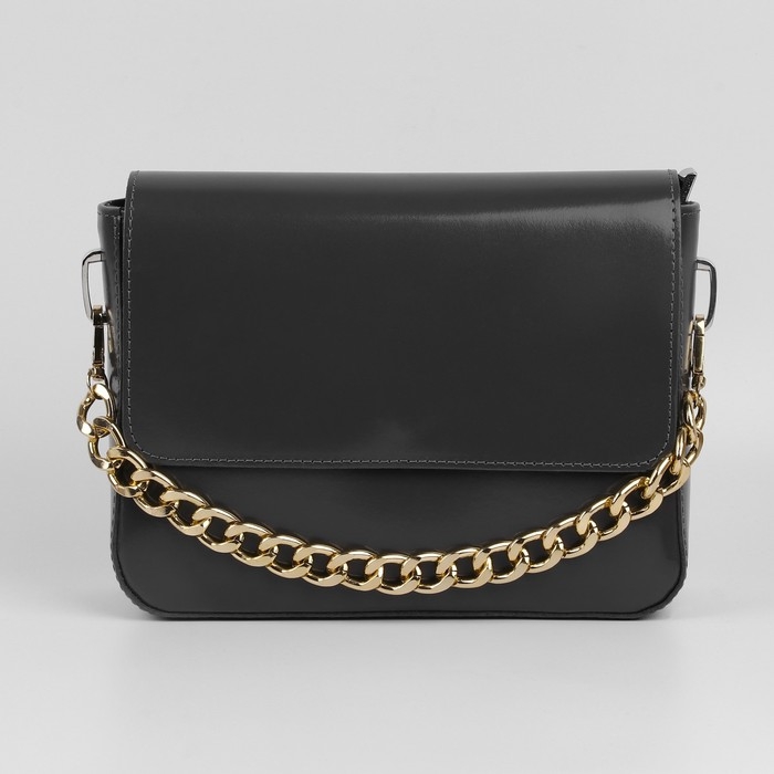 Цепочка для сумки, с карабинами, железная, 22 × 16 мм, 30 см, цвет золотой Цепочка для сумки, с карабинами, железная, 22 × 16 мм, 30 см, цвет золотой