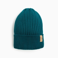 Шапка детская MINAKU с отворотом р-р 52-56, цв.морской волны Шапка детская MINAKU с отворотом р-р 52-56, цв.морской волны