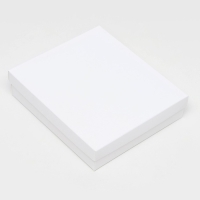 Коробка складня, пенал, с окном, черная, 18 х 16 х 4 см