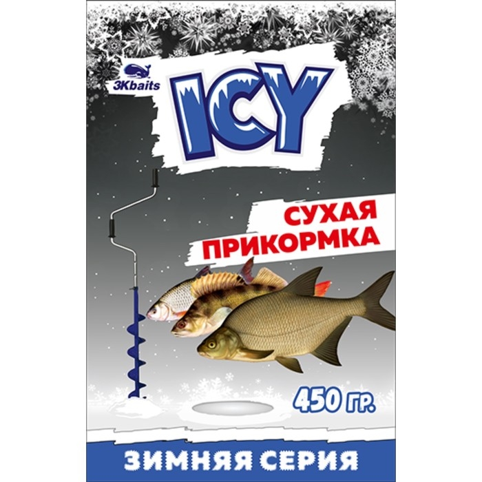 Прикормка зимняя ICY &laquo;Универсал&raquo; сухая, пакет, 450 г