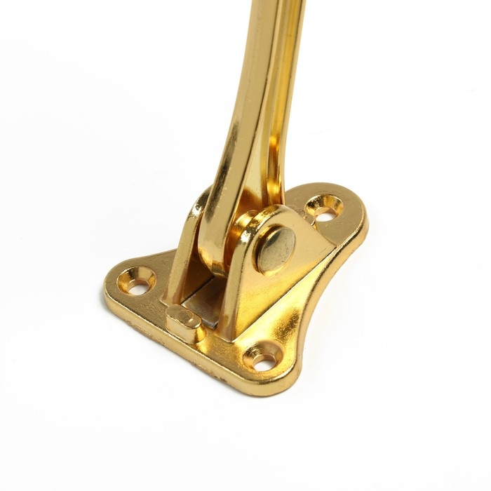 Фиксатор дверной LOCKLAND, Фиксатор дверной LOCKLAND, "козья ножка", цвет золото