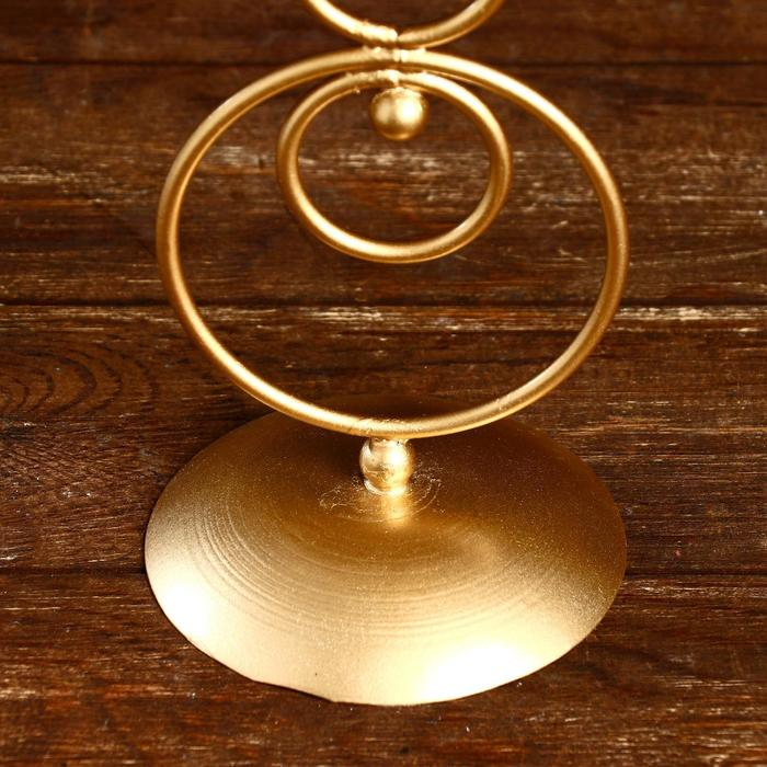 Подсвечник Подсвечник "Арне" металл. 10х10х20 см