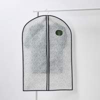 Чехол для одежды Доляна &laquo;Мармелад&raquo;, ПВХ окно, 60&times;90 см, цвет белый