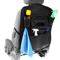 Органайзер на спинку сиденья 62&times;44 см, кож.зам, черный