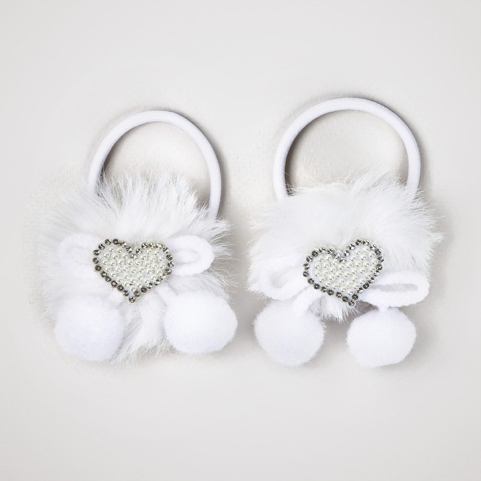 Резинки для волос 2 шт новогодние &laquo;Волшебство вокруг тебя&raquo; на Новый год, 10 х 9 см