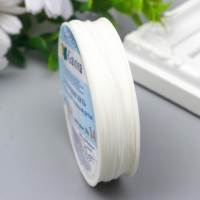 Резинка для бисера  "Gamma" d 1 мм 18 м &plusmn; 0.9 м №14 белый