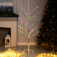 Светодиодный куст «Звёзды» 1.5 м, 84 LED, мигание, 220 В, свечение мульти (RG/RB) Светодиодный куст «Звёзды» 1.5 м, 84 LED, мигание, 220 В, свечение мульти (RG/RB)