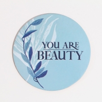 Ваза для цветов и подставка &laquo;You are beauty&raquo;, 9 х 7 х 7 см, 100 мл.