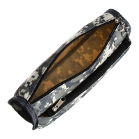 Пенал мягкий 2 отделения, 80 х 210 х 65 мм, объёмный, Calligrata "Миллитари", зелёный