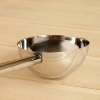 Ковш для бани из нержавеющей стали 0,2 л, длина 45 см Ковш для бани из нержавеющей стали 0,2 л, длина 45 см