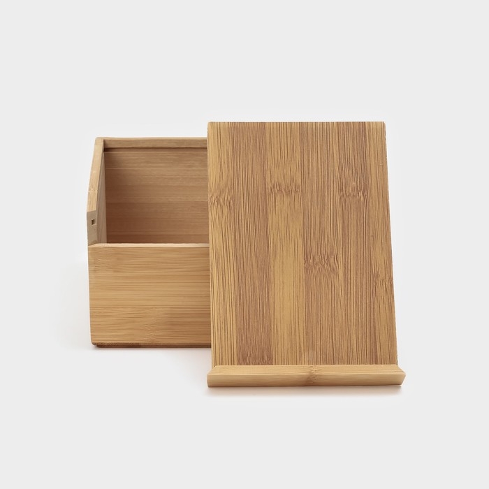 Салфетница Доляна &laquo;Комфорт&raquo;, 17&times;11&times;9 см, бамбук