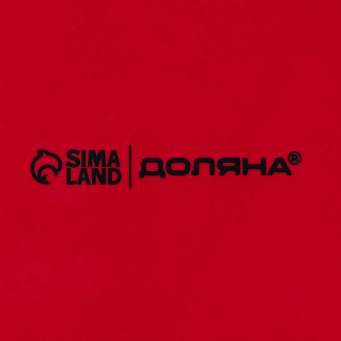 Блинница новогодняя Доляна &laquo;Сани Деда Мороза&raquo;, d=23 см, керамика, цвет белый