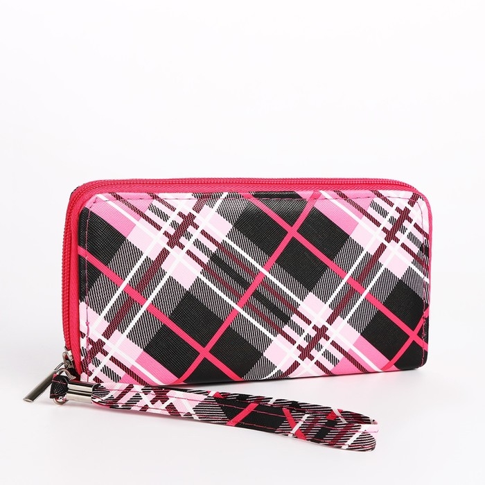 Кошелёк женский на молнии, цвет розовый Кошелёк женский на молнии, цвет розовый