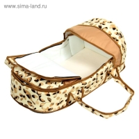 Коляска-трансформер «Пилот», пластиковые колёса, оттенки бежевого, рисунок МИКС Коляска-трансформер «Пилот», пластиковые колёса, оттенки бежевого, рисунок МИКС