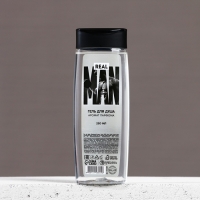 Гель для душа REAL MAN, 250 мл, аромат мужского парфюма, ЧИСТОЕ СЧАСТЬЕ