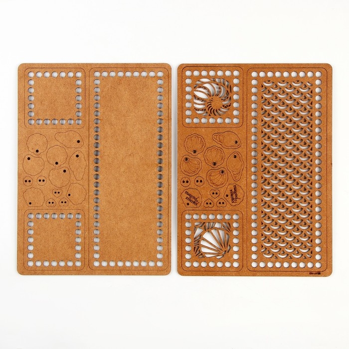 Набор основ для вязания 2 в 1 &laquo;Морское настроение&raquo;, хдф 3 мм