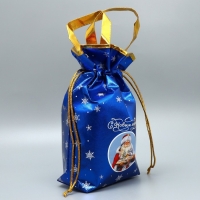 Пакет-мешок из нетканного материала «С Новым годом!», 25 х 32 см, Новый год Пакет-мешок из нетканного материала «С Новым годом!», 25 х 32 см, Новый год