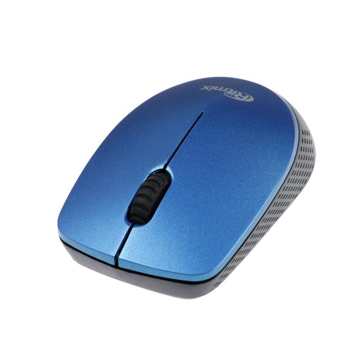 Мышь Ritmix RMW-502, беспроводная, оптическая, 1200 dpi, 2xAAA(не в компл), USB, синяя Мышь Ritmix RMW-502, беспроводная, оптическая, 1200 dpi, 2xAAA(не в компл), USB, синяя