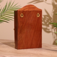 Ключница "Штурвал" 18х9х30 см, дерево шишам Ключница "Штурвал" 18х9х30 см, дерево шишам