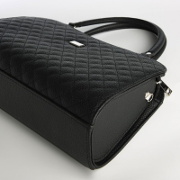 Сумка женская TEXTURA, тоут, средний размер, цвет чёрный