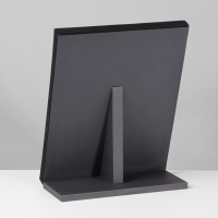 Подставка под кольца 50 мест, флок, цвет чёрный 20&times;9,7&times;24 см