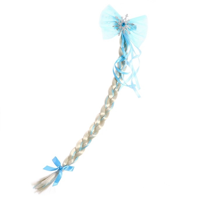 Коса на зажиме &laquo;Снежная принцесса&raquo;, 50 см
