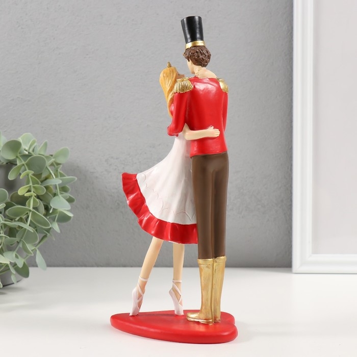 Сувенир полистоун "Объятия влюбленных" 11х7,5х25 см