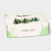 Складная коробка &laquo;Зимний лес&raquo;, 30,7 &times; 22 &times; 9,5 см