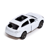 Машина металлическая &laquo;Каен&raquo;, инерция, 1:32, открываются двери, световые и звуковые эффекты, цвет белый