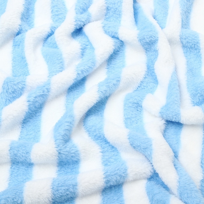 Полотенце банное Этель Полотенце банное Этель "Полосы", цв. голубой, 70х140 см, 100% п/э, 240 г/м2