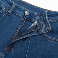 Джинсы женские со стрелкой MINAKU, цвет синий, размер 46