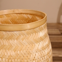 Корзинка плетёная, из бамбука 30*30*41 см Корзинка плетёная, из бамбука 30*30*41 см