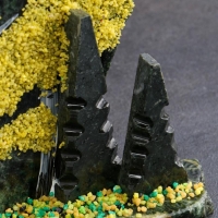 Сувенир-скол "Сова", змеевик, каменная крошка, большой, микс Сувенир-скол "Сова", змеевик, каменная крошка, большой, микс