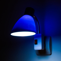 Бра в розетку "Классика" 1х10Вт Е27 синий 10х14,5х25 см