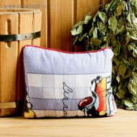 Подушка из стружки можжевельника, 29&times;24 см