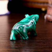 Сувенир "Медведь", натуральный малахит Сувенир "Медведь", натуральный малахит