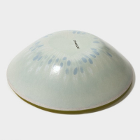 Набор тарелок стеклянных Доляна &laquo;Романтичный киви&raquo;, 19 предметов: 6 десертных тарелок, 6 обеденных тарелок, 6 мисок, салатник