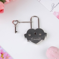 Замок свадебный с ключом &laquo;Совет да любовь&raquo;.