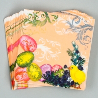 Салфетки бумажные &laquo;Пасха&raquo; 25х25 см, набор 20 шт.